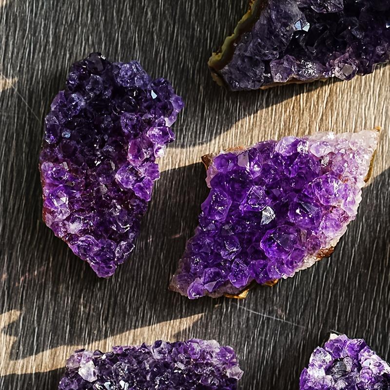 2Pcs Natural Amethyst Stones 6 - Gemstone Bracelet Healing 评论和价格