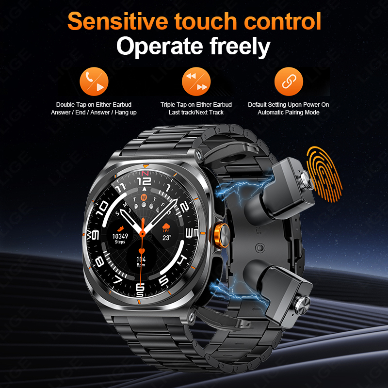 LIGE 2025 Watch Wireless Earph - Italian Jewelry Watches 评论和价格