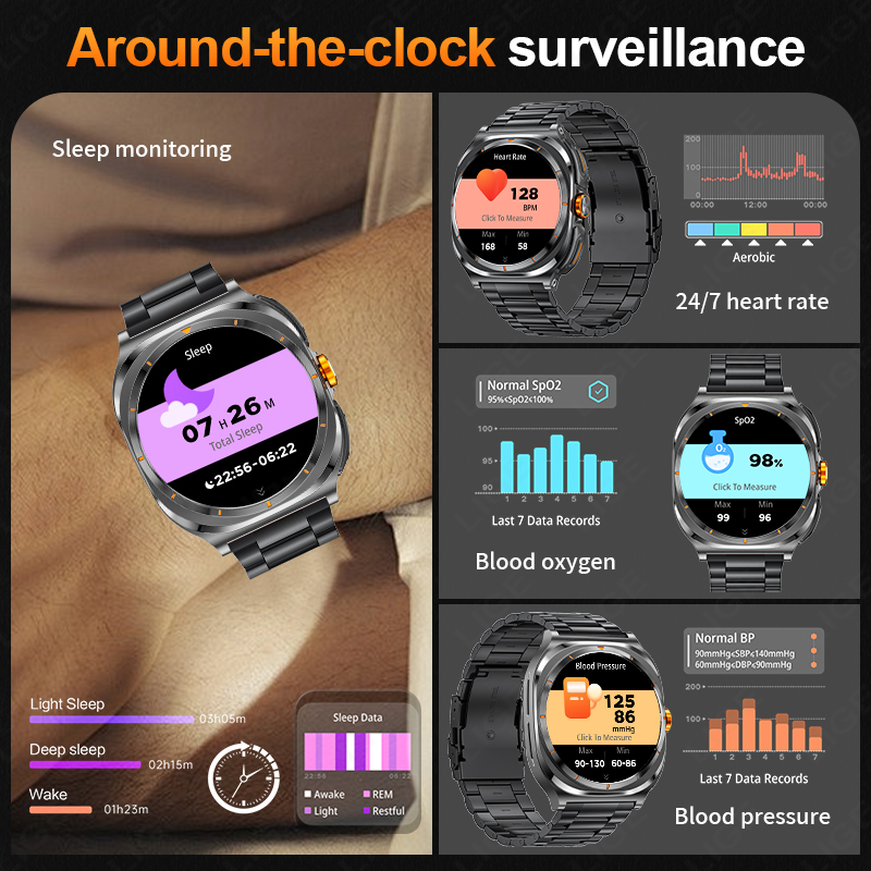 LIGE 2025 Watch Wireless Earph - Italian Jewelry Watches 评论和价格