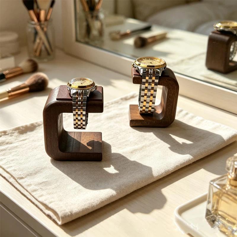 ~Wooden Watch Holder Jewelry O - Jewelry Organizer Watches 评论和价格