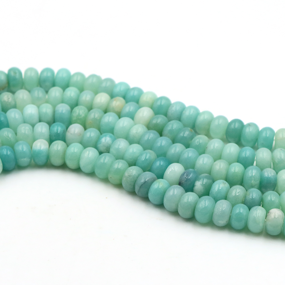 5x8mm Natural Stone Amazonite  - Gemstone Bracelet Healing 评论和价格