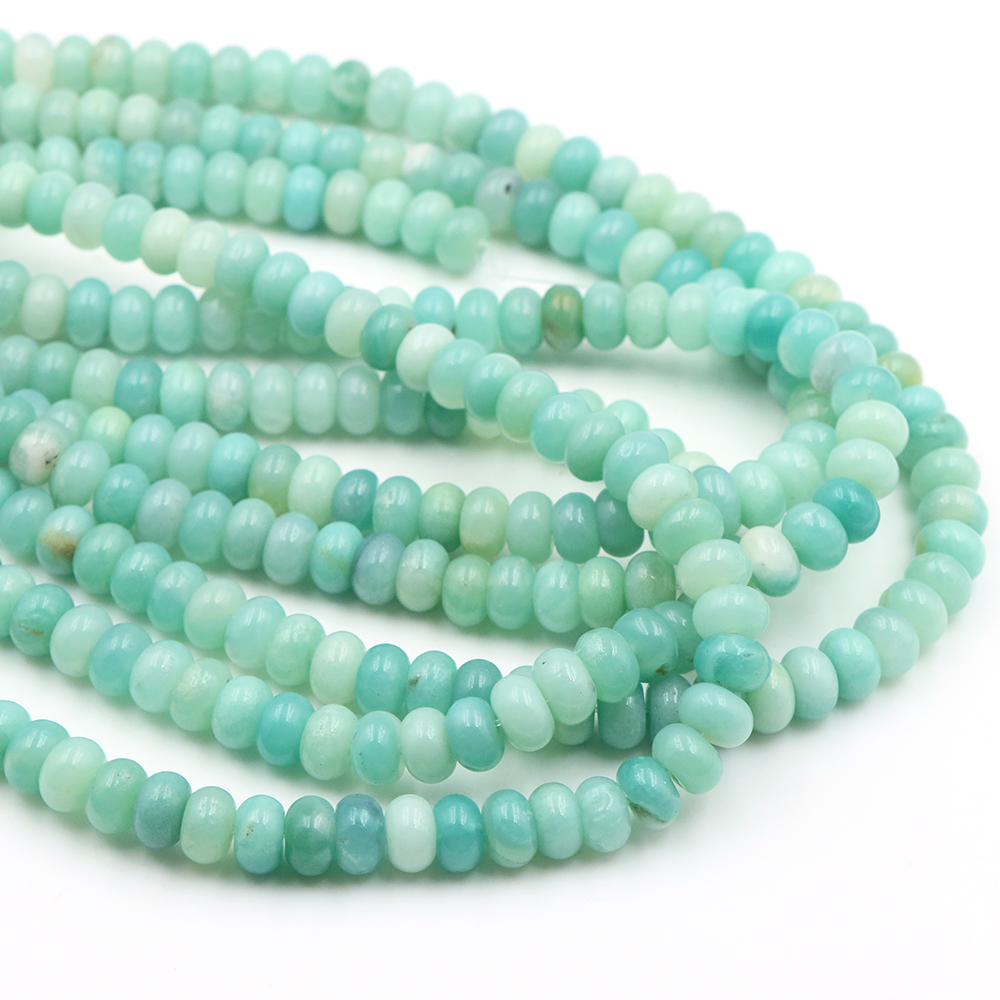 5x8mm Natural Stone Amazonite  - Gemstone Bracelet Healing 评论和价格