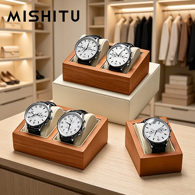MISHITU Solid Wood Watch Stora - Jewelry Organizer Watches 评论和价格