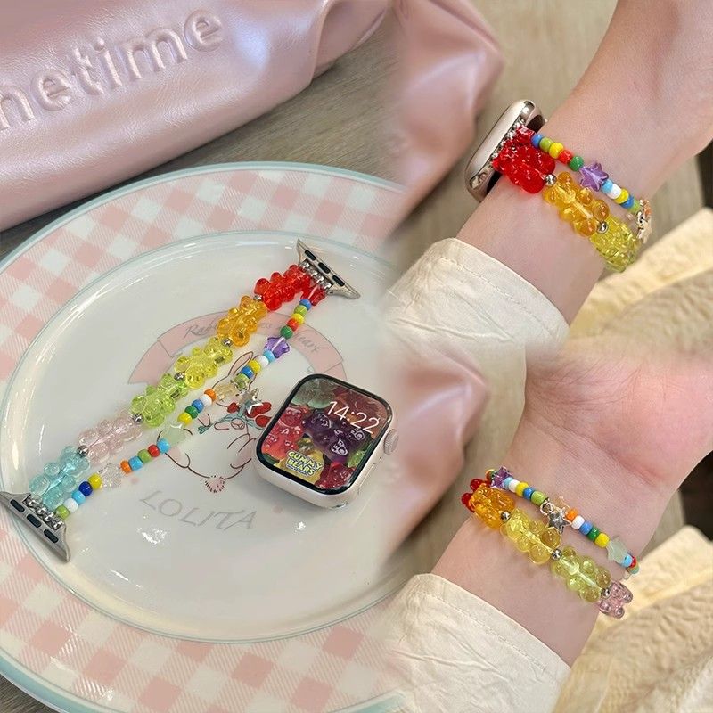 Bear gummy bead compatible wit - Jewelry Making Watches 评论和价格