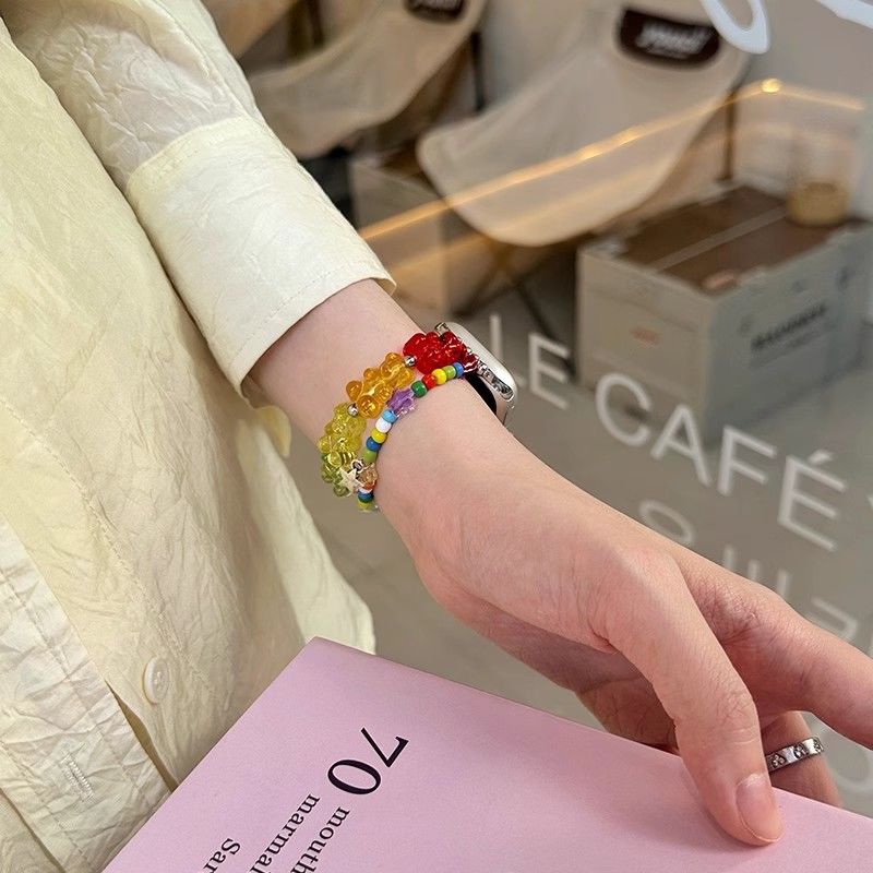 Bear gummy bead compatible wit - Jewelry Making Watches 评论和价格