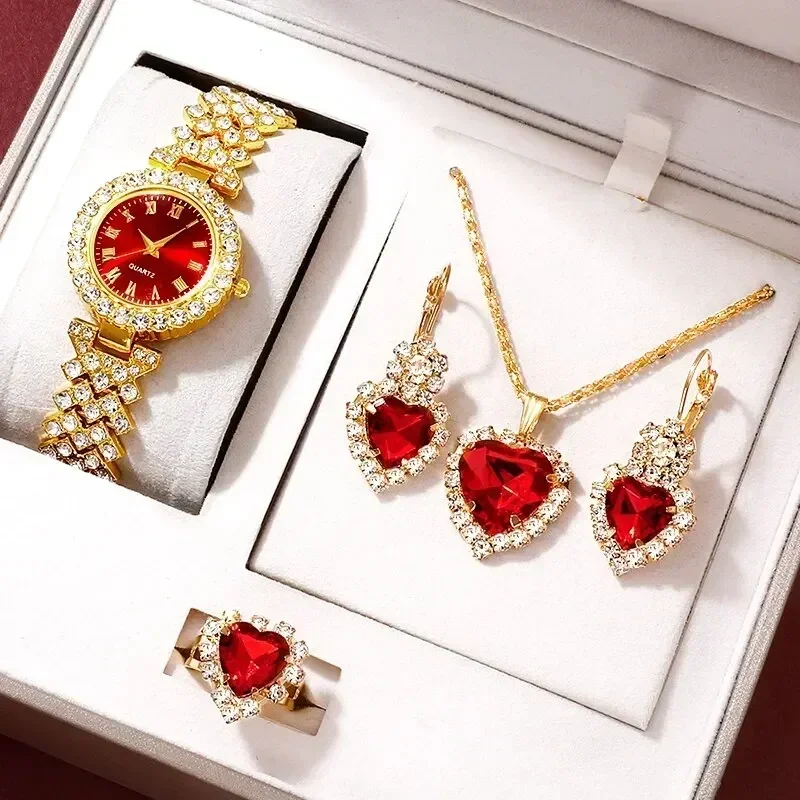 Golden Luxury Watch Women Ring - Jewelry Clasp Watches 评论和价格