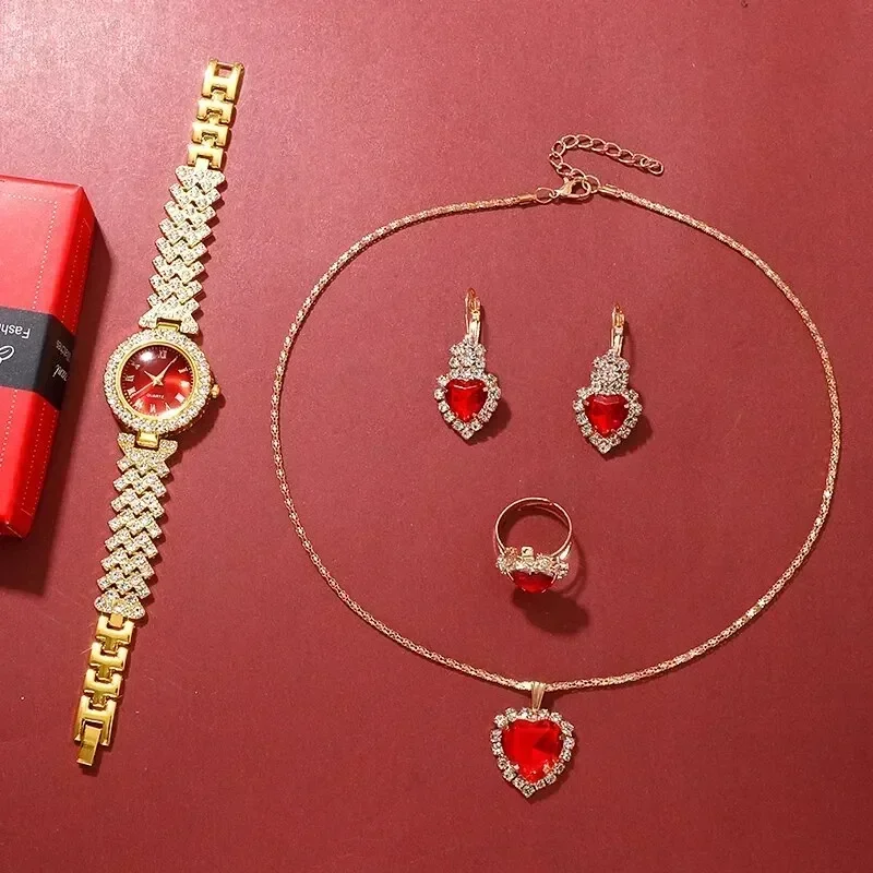 Golden Luxury Watch Women Ring - Jewelry Clasp Watches 评论和价格