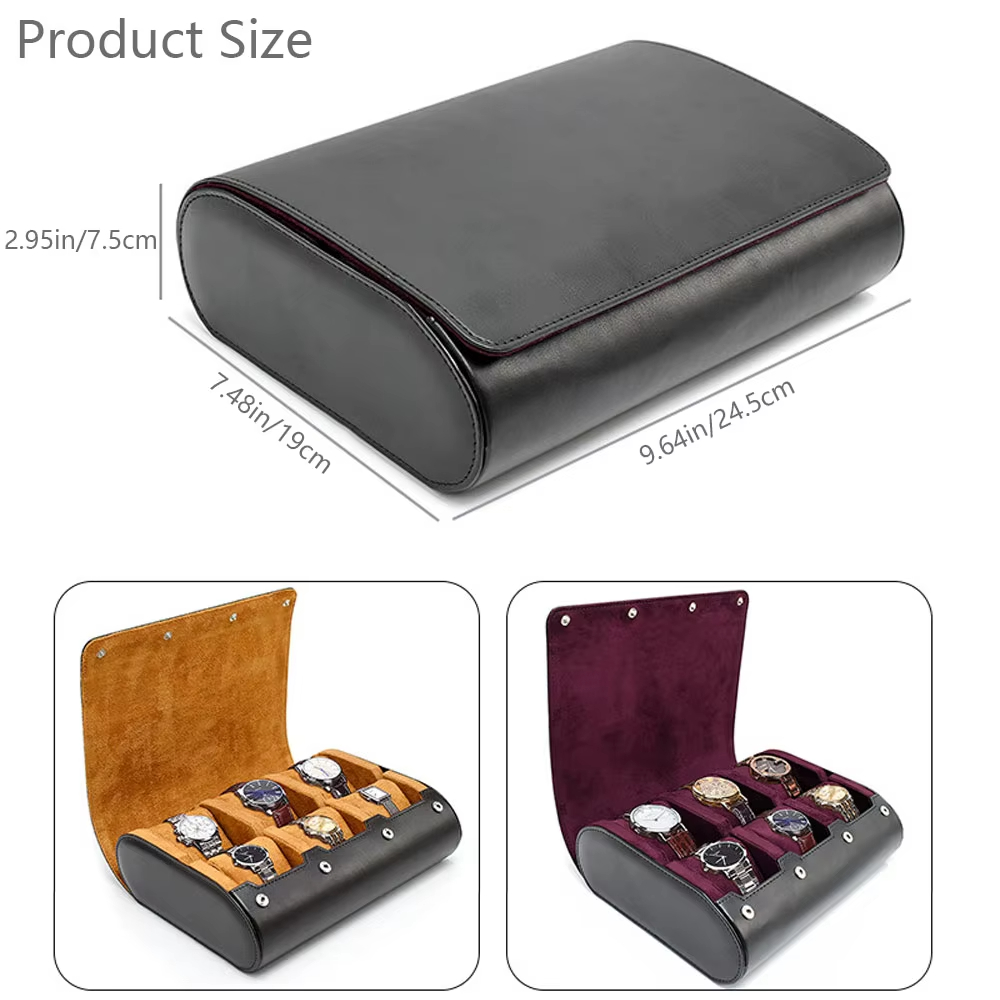 Watch Travel Case for Men Wome - Jewelry Organizer Watches 评论和价格