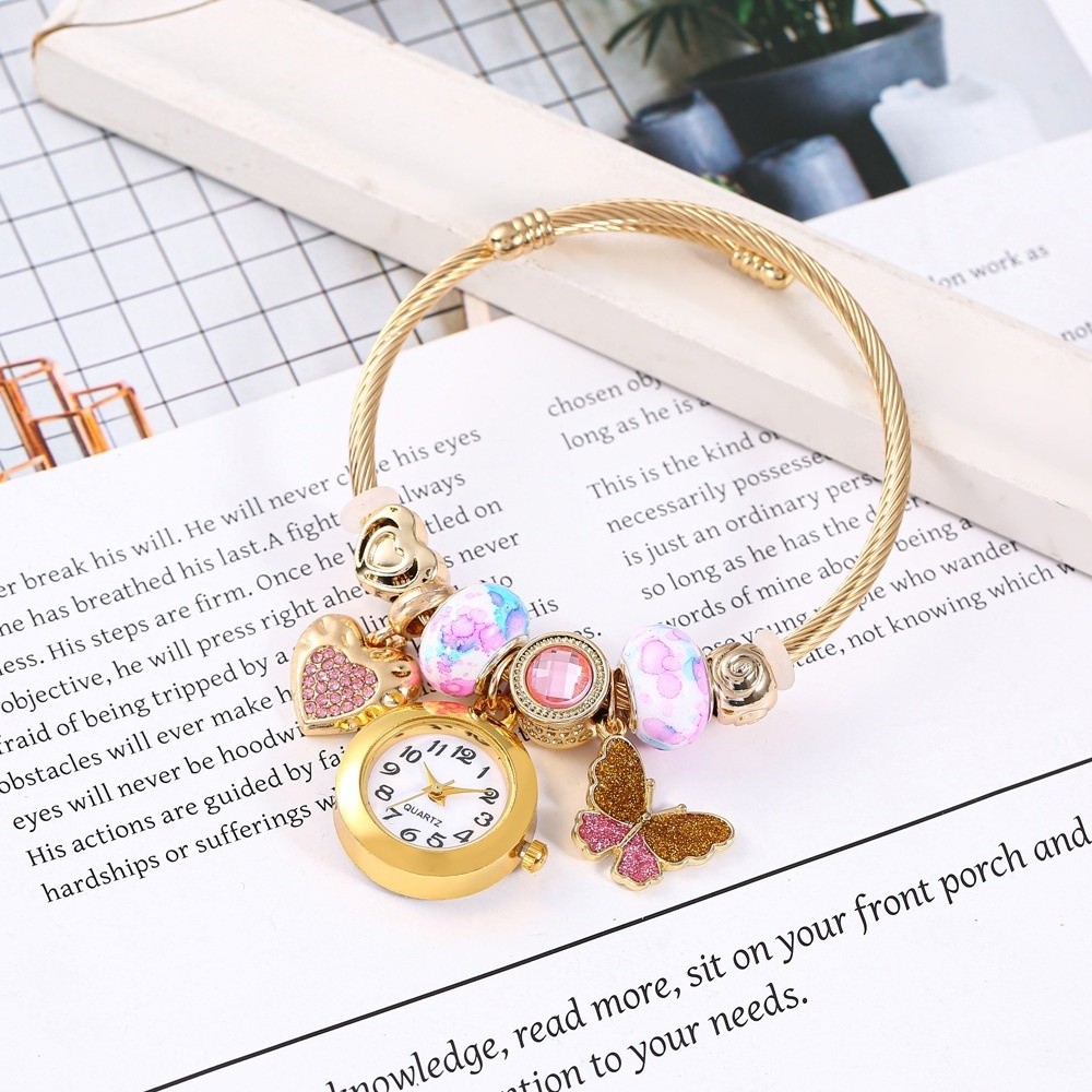 Trendy Adjustable Women's Brac - Jewelry Making Watches 评论和价格