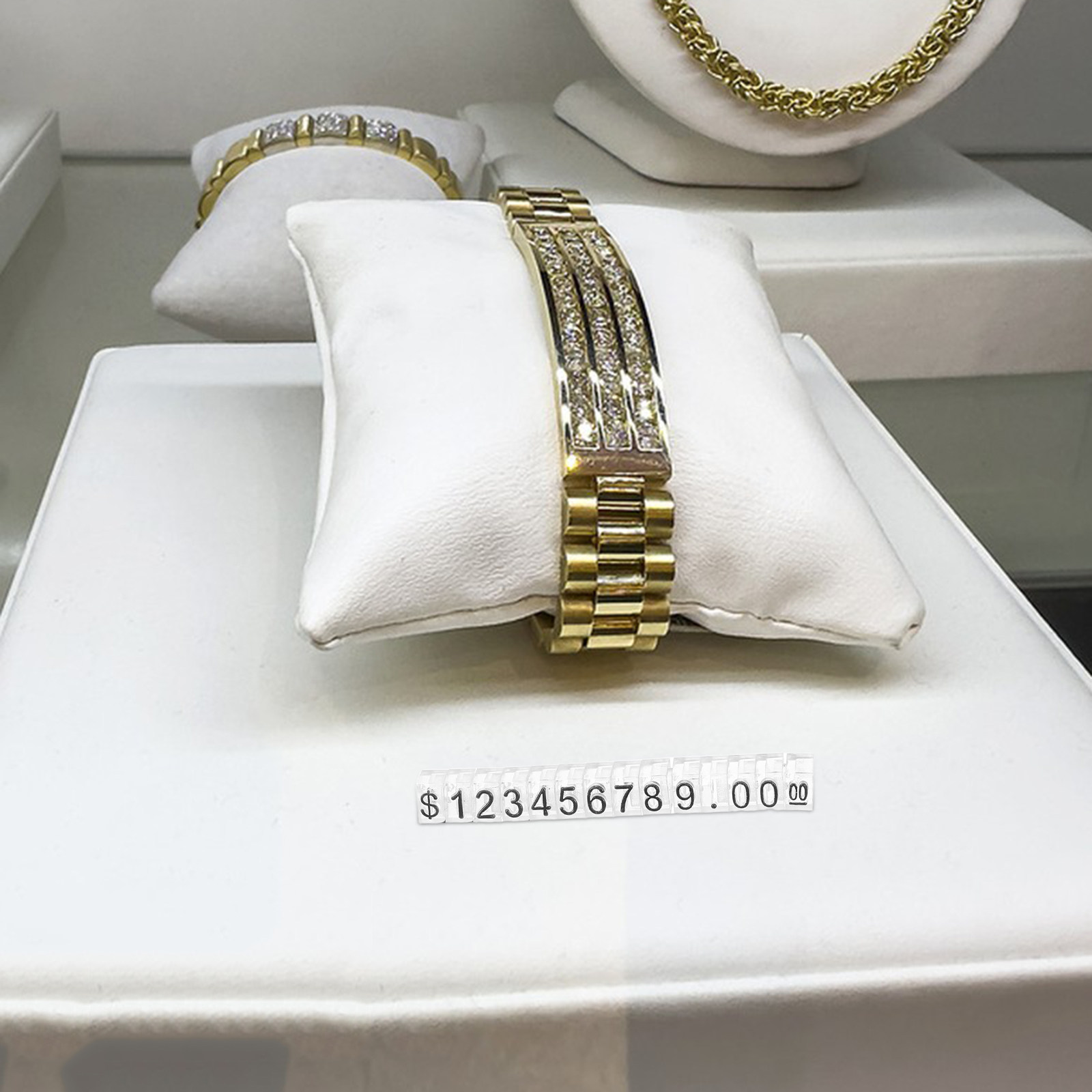 20Pcs Adjustable Price Tag Cub - Jewelry With Watches 评论和价格