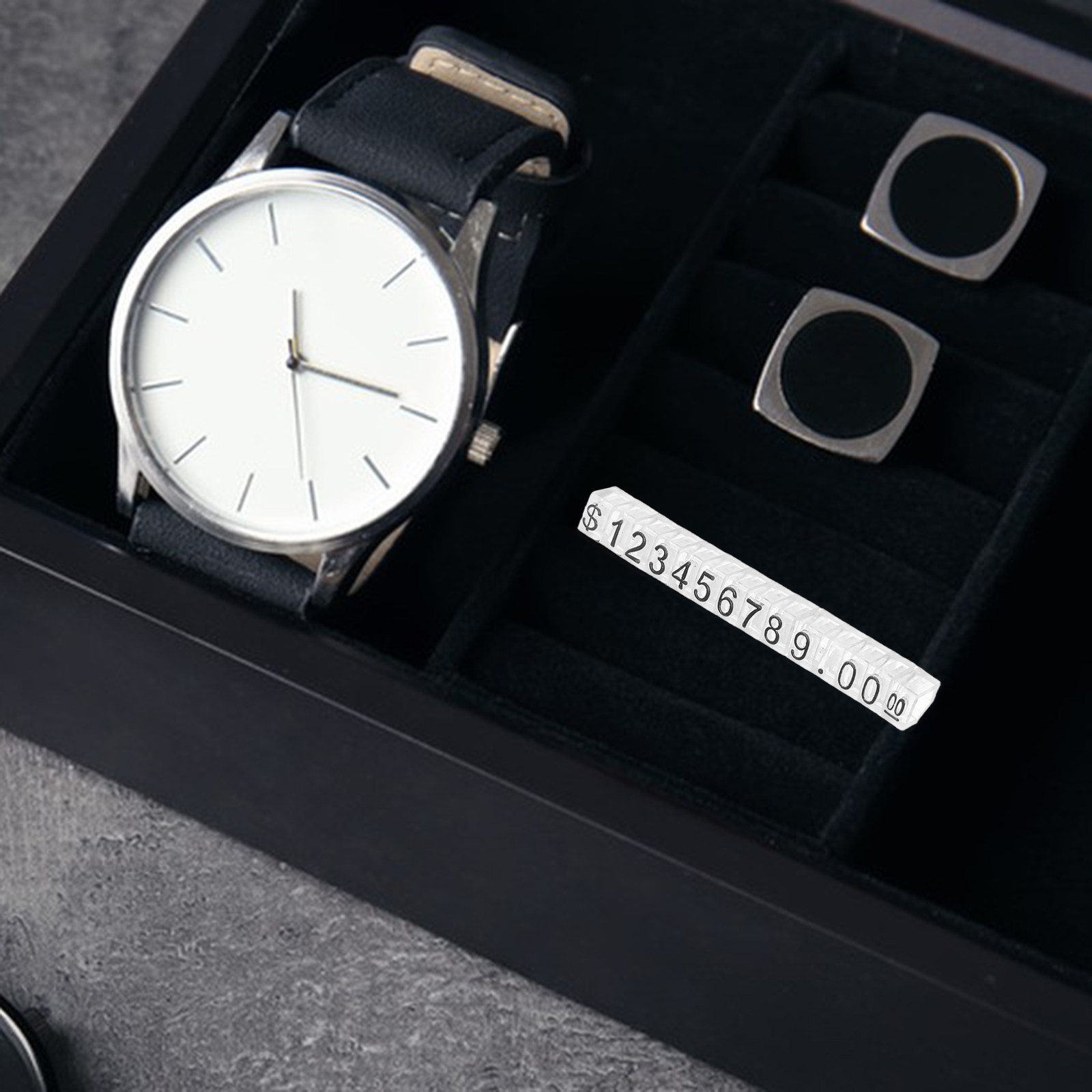 20Pcs Adjustable Price Tag Cub - Jewelry With Watches 评论和价格
