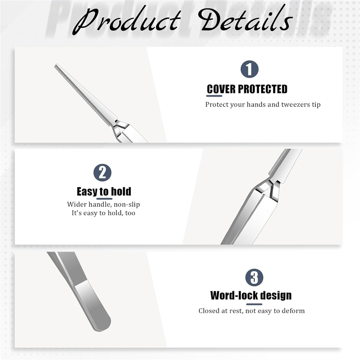 Craft Tweezers, 6 Pieces Locki - Jewelry Making Watches 评论和价格