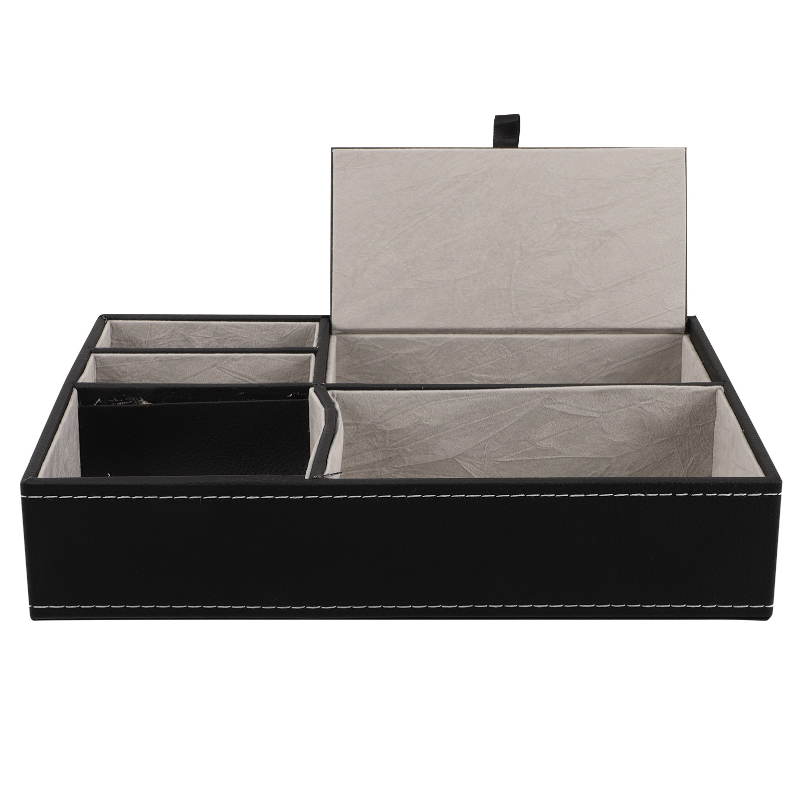 Multifunctional PU Desk Tray O - Jewelry Organizer Watches 评论和价格