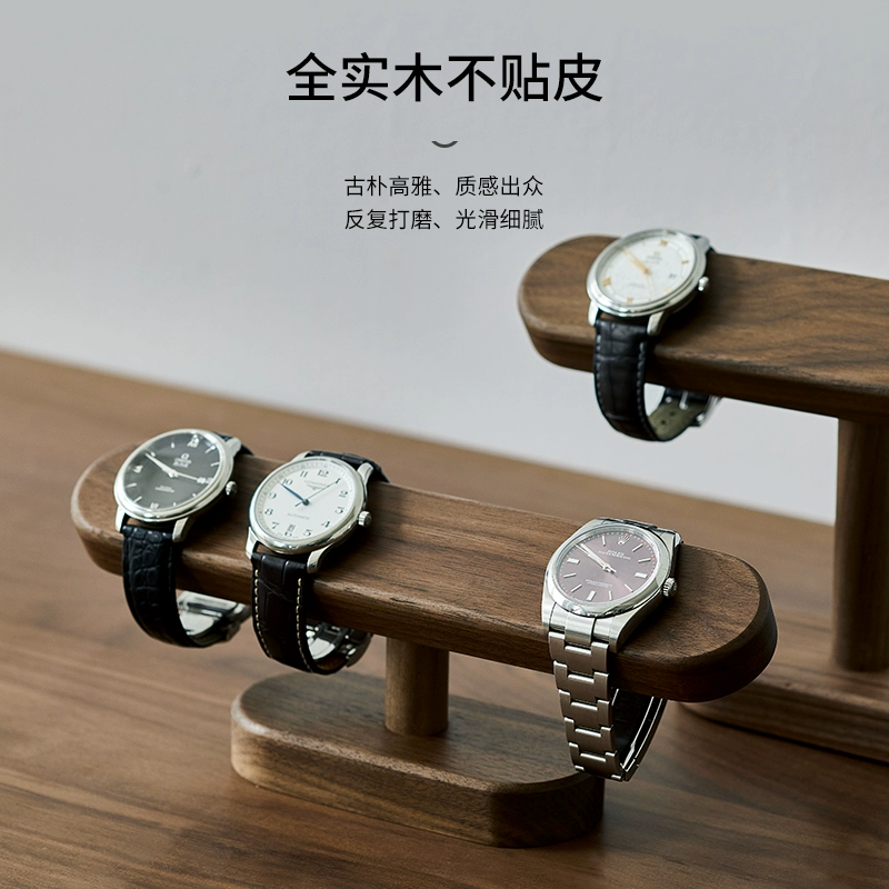 Black Walnut Wood Watch Holder - Jewelry With Watches 评论和价格