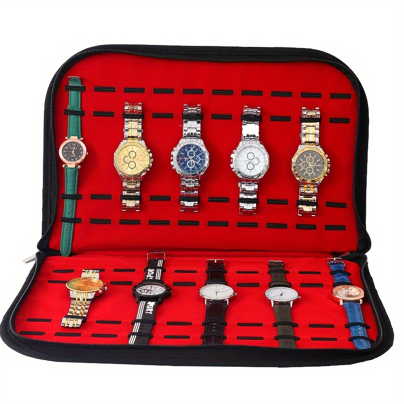 20 Slots Watch Storage Bag Con - Jewelry Organizer Watches 评论和价格