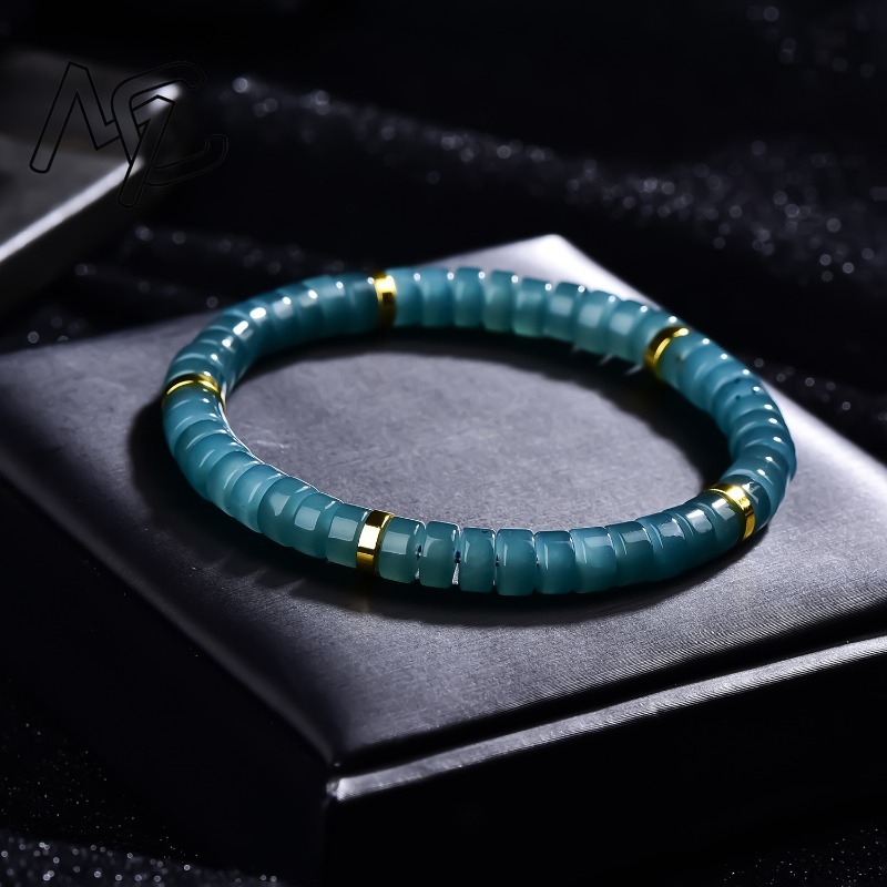Natural Jadeite Blue Water Aba - Jewelry & Watches Sp Z Oo Janów Lubelski 评论和价格