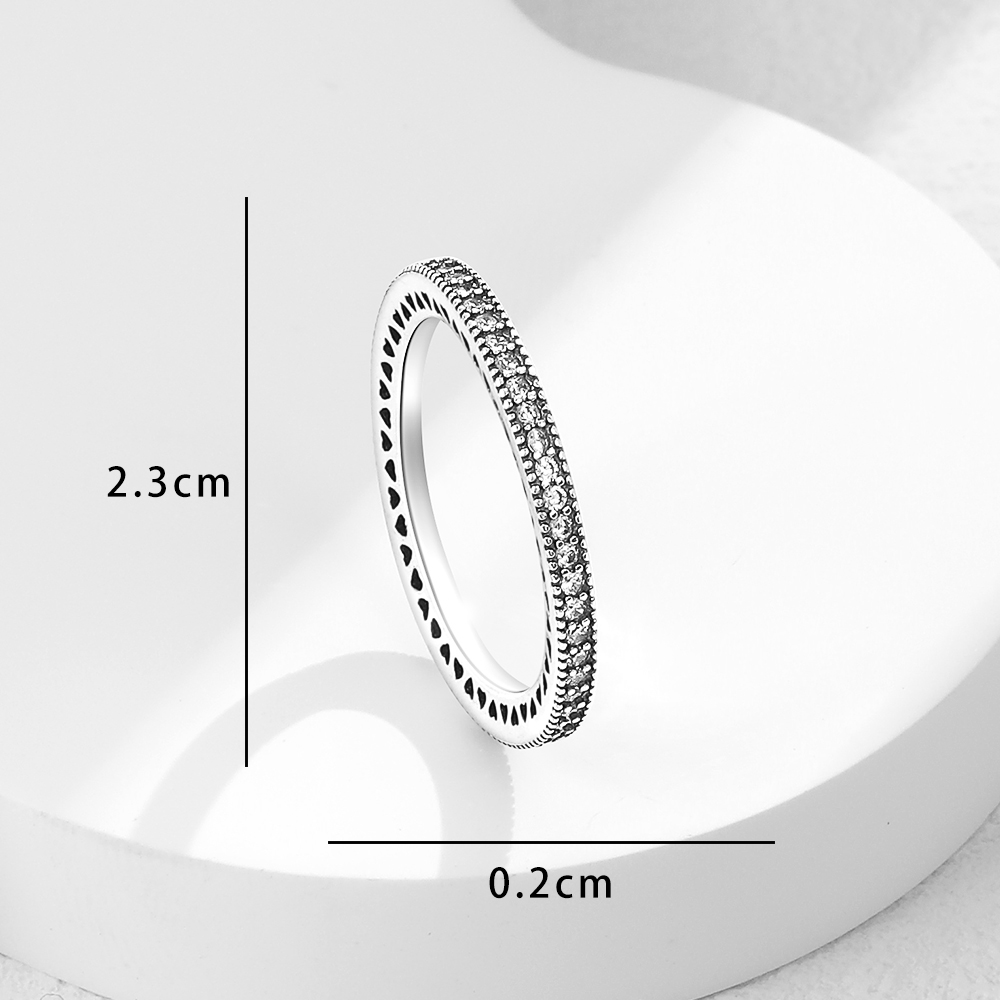 Minimalist Style 925 Silver Wa - Minimalist Ring Stackable 评论和价格