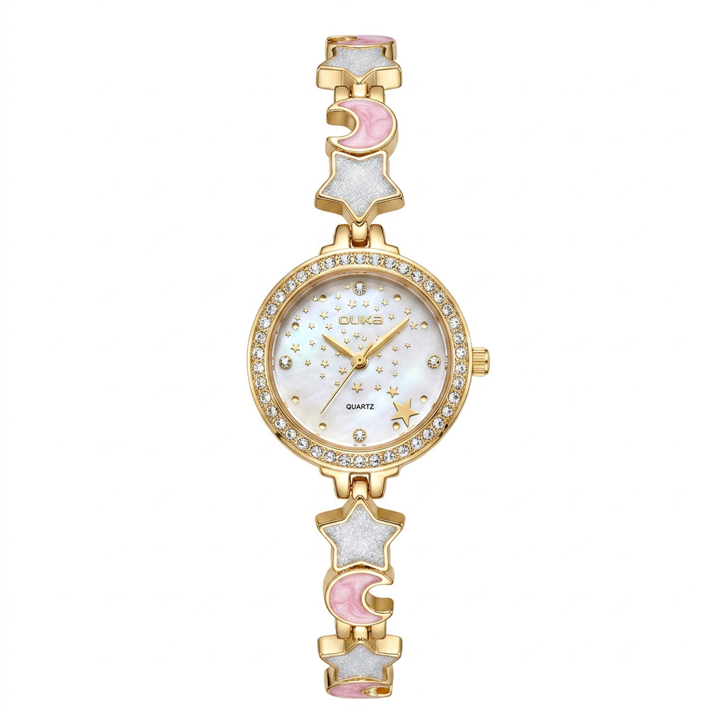 Women's Light Luxury Starry Mo - Jewelry Clasp Watches 评论和价格