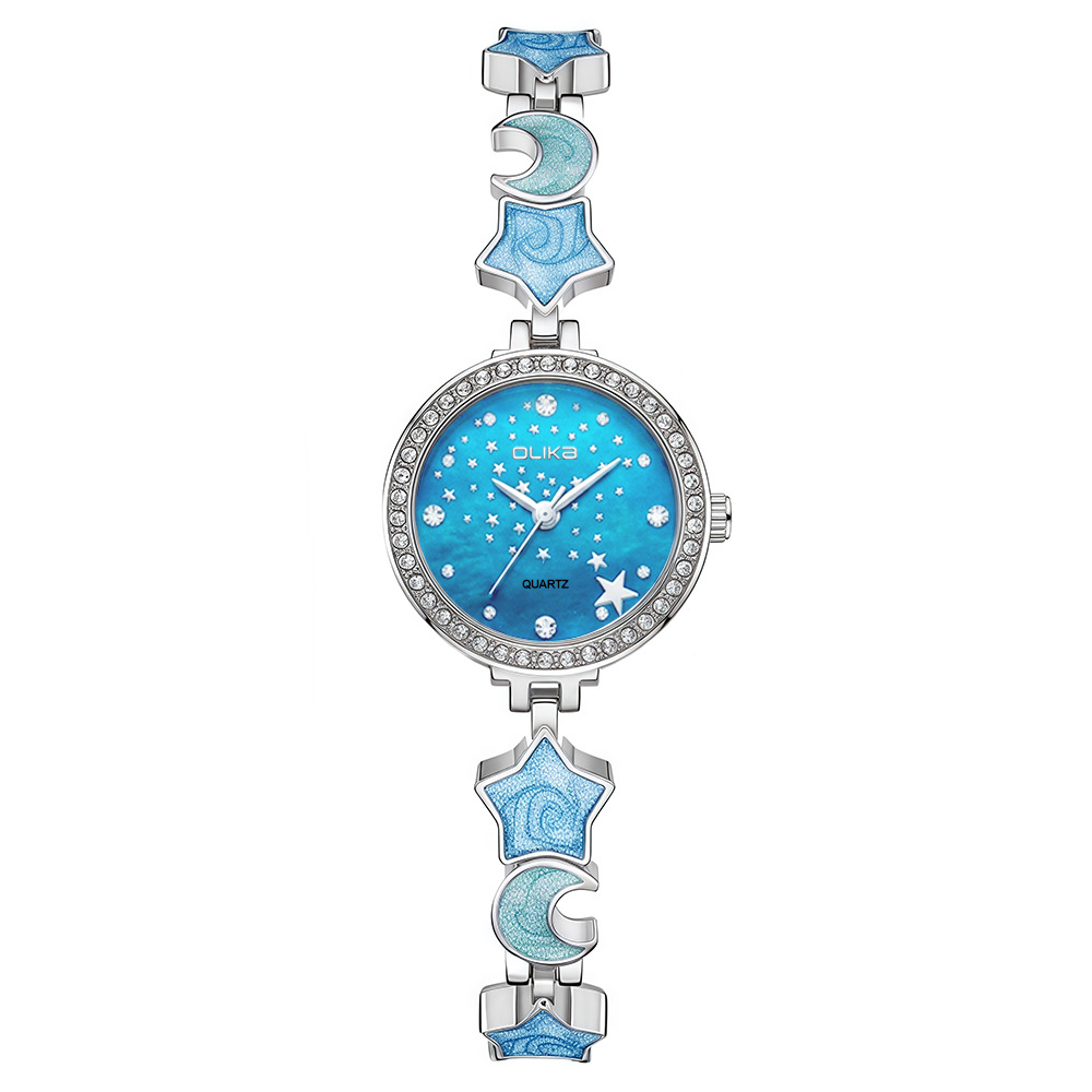 Women's Light Luxury Starry Mo - Jewelry Clasp Watches 评论和价格