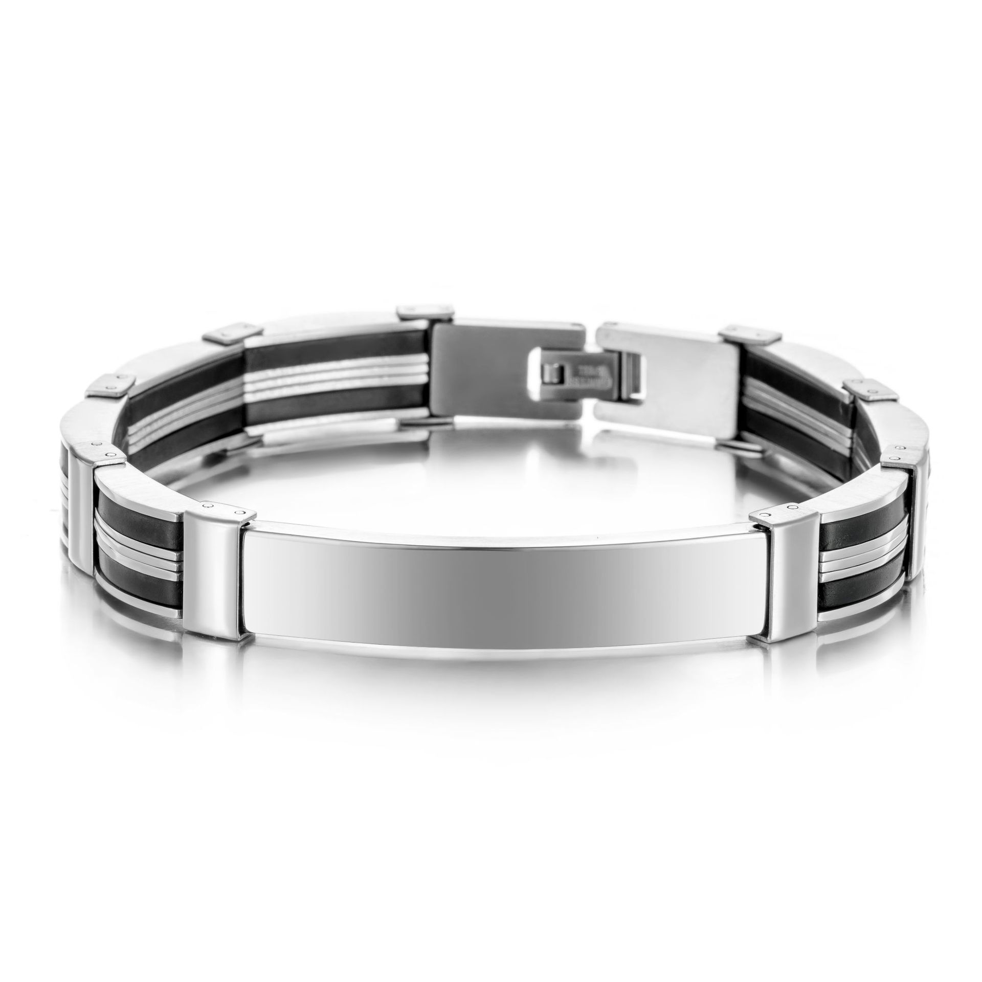 Punk Custom TEXT Name Men Stai - Jewelry Clasp Watches 评论和价格