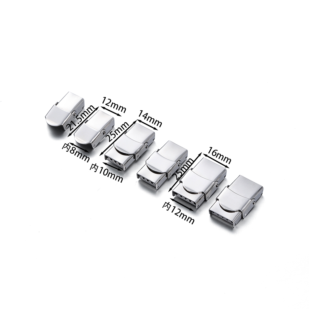 5pcs Stainless Steel Clasp For - Jewelry Making Watches 评论和价格