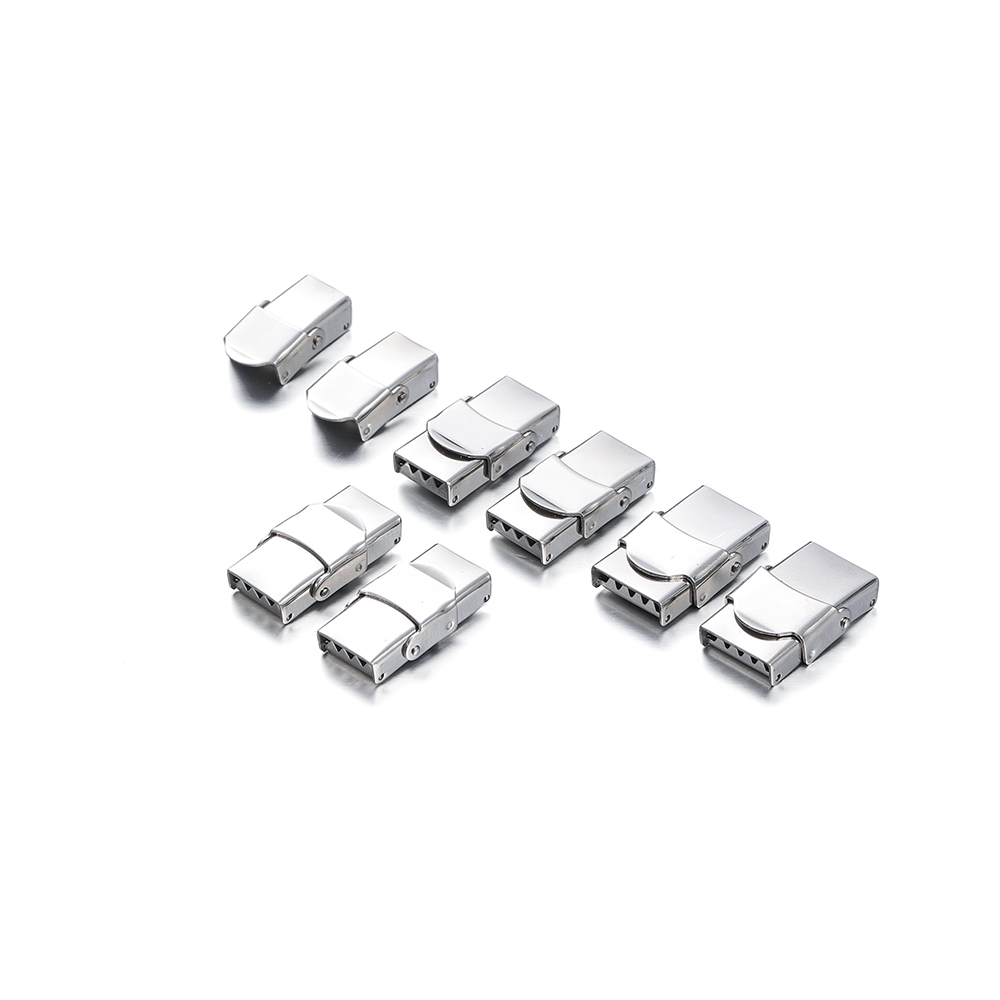 5pcs Stainless Steel Clasp For - Jewelry Making Watches 评论和价格