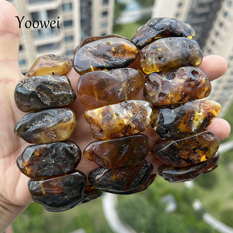 100% Real Amber Bracelet&Bangl - Gemstone Bracelet Healing 评论和价格