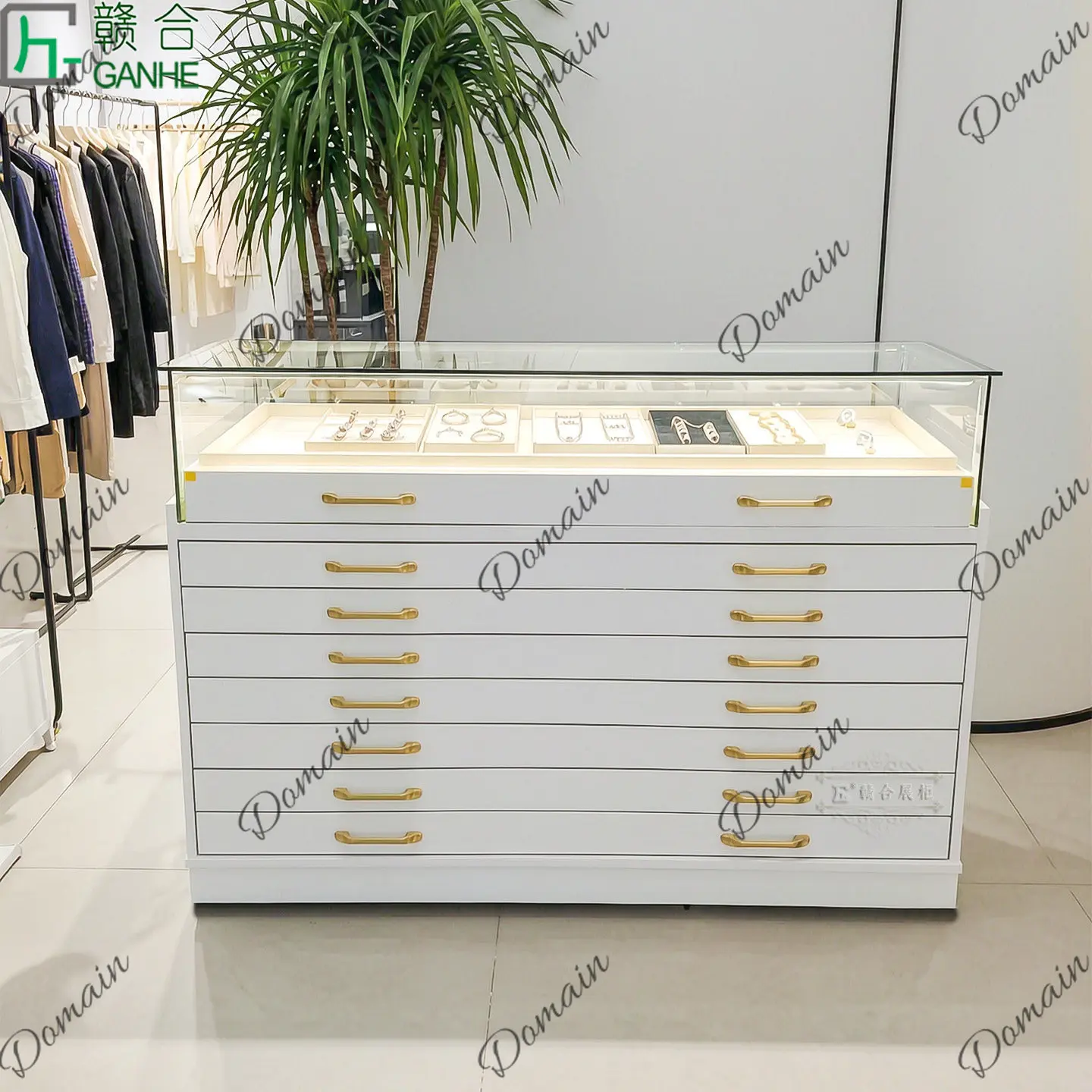 81 N Light luxury glass displa - Jewelry With Watches 评论和价格