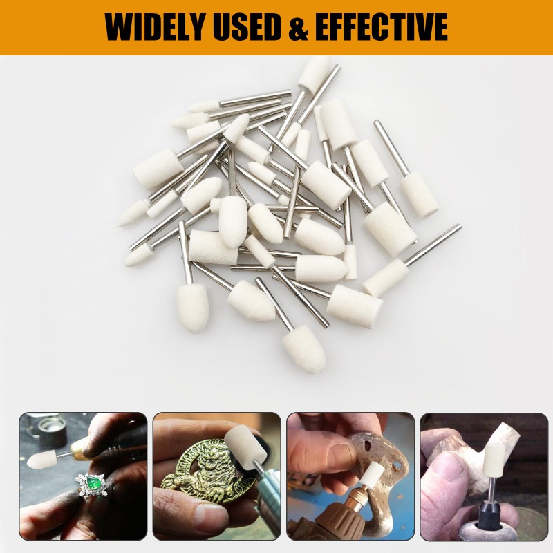 36Pcs/Set Wool Felt Polishing  - Jewelry With Watches 评论和价格