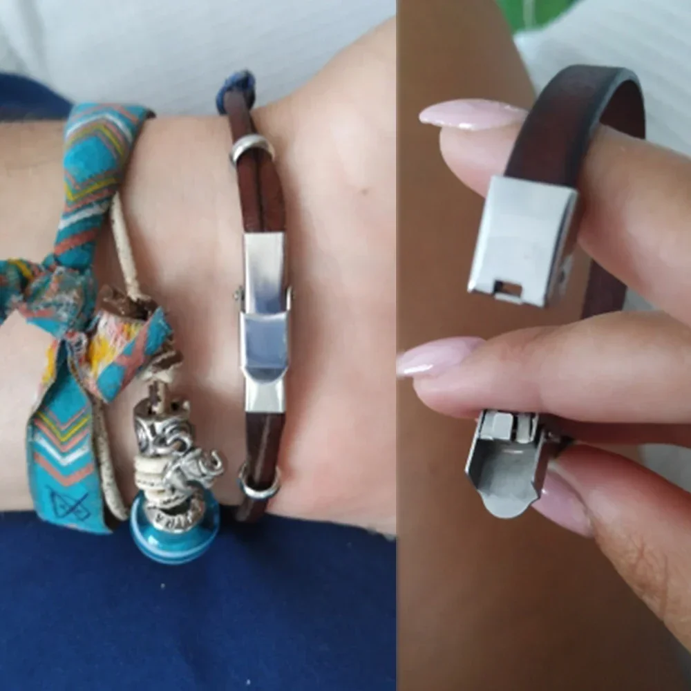 10pcs Stainless Steel Clasp Cr - Jewelry Making Watches 评论和价格