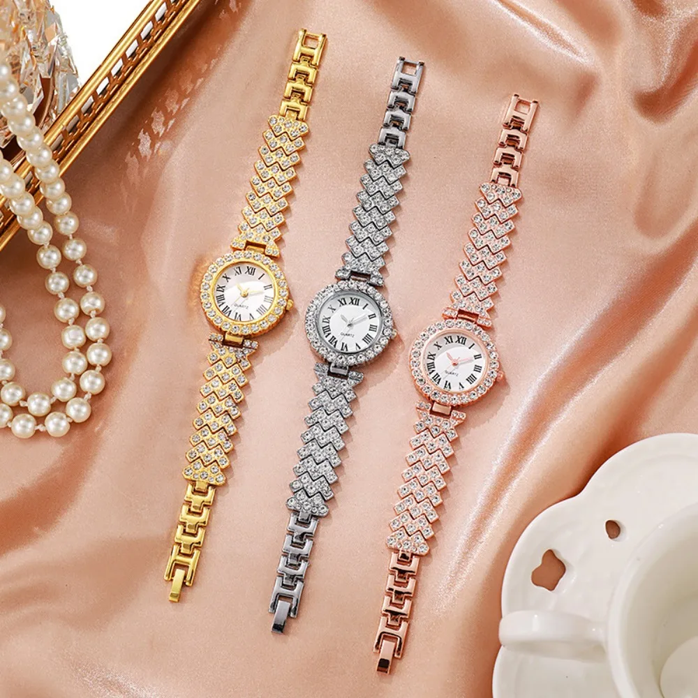 2026 5pcs Elegant Rhinestone W - Jewelry Clasp Watches 评论和价格
